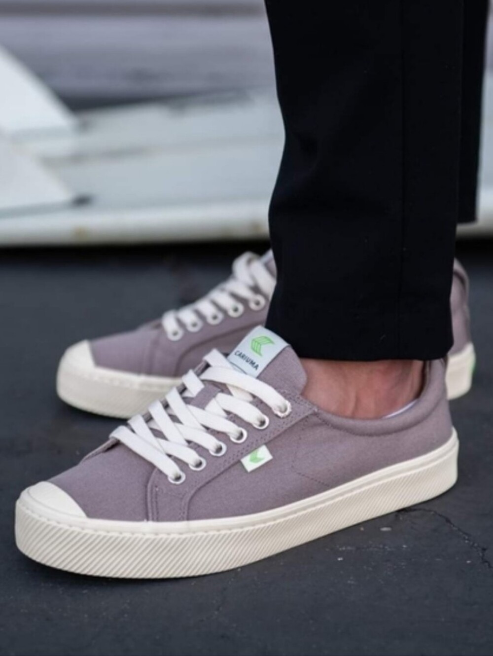 NIB Cariuma OCA Mystic Gray Low Canvas Sneakers Unisex Men 10 Or 11.5 Women